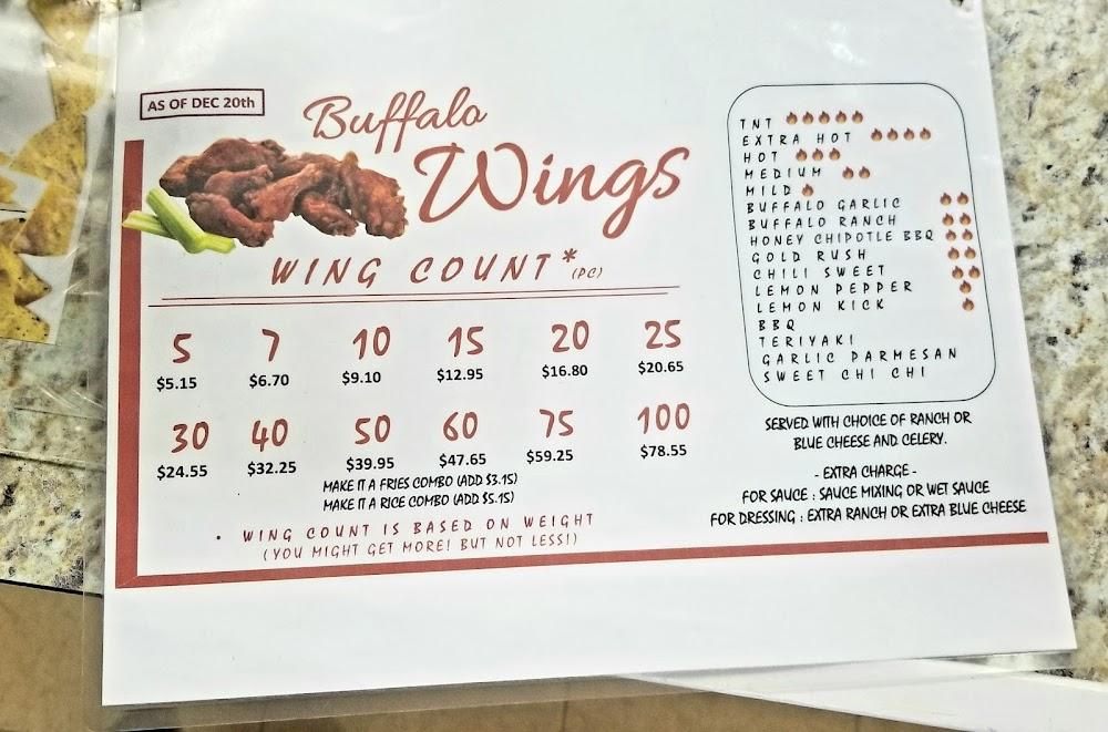 U Love Wings Menu image 1